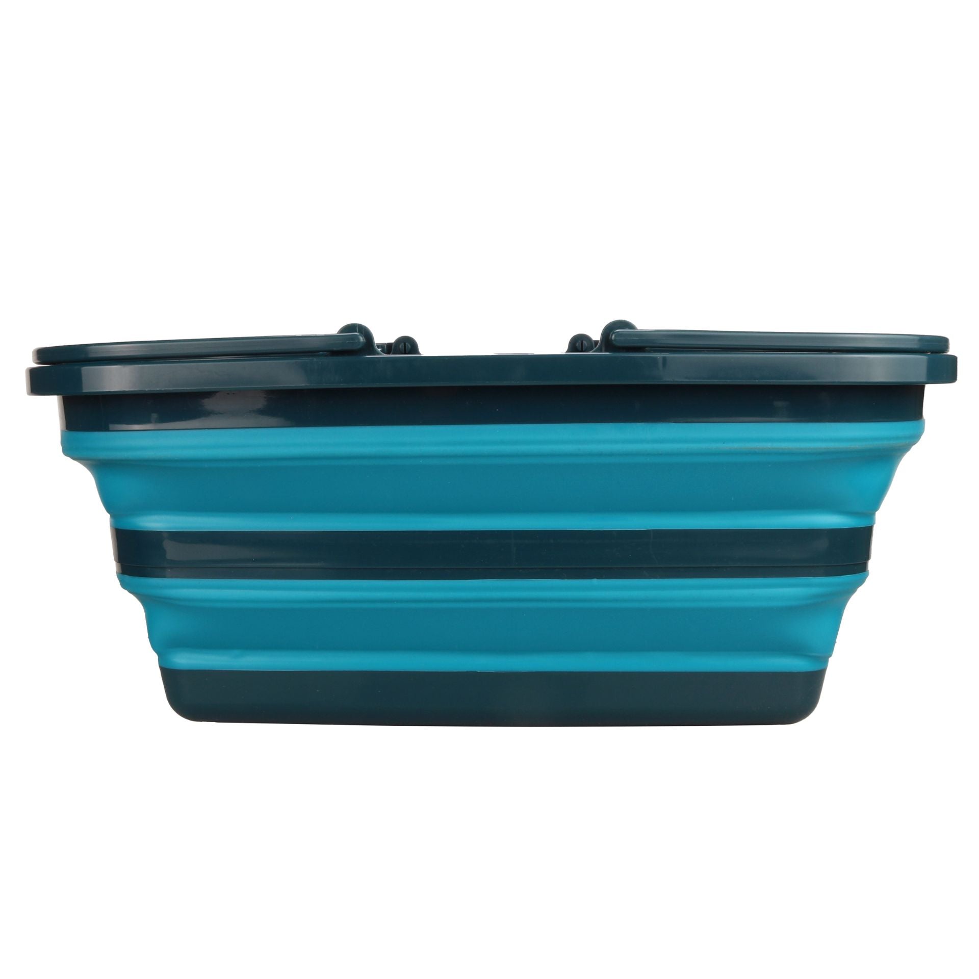 The Adventure Ready Collapsible Sink 16L expanded from side view on a white background.