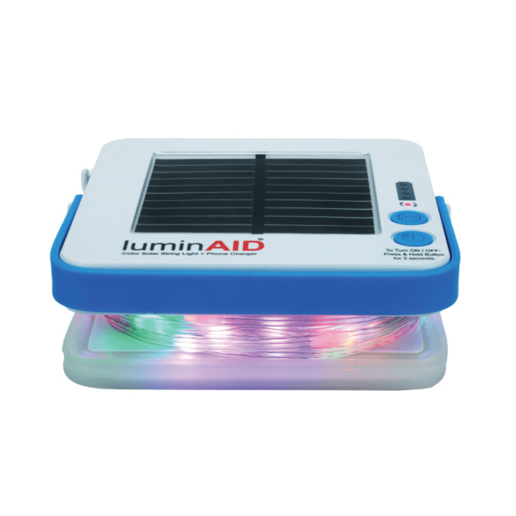 LuminAID Solar String Light with Phone Charger